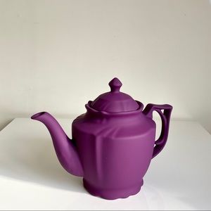 NEW CB2 Lizzy Royal Purple Teapot